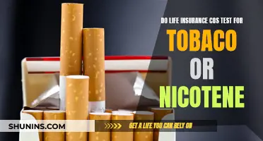 Life Insurance: Testing for Tobacco and Nicotine