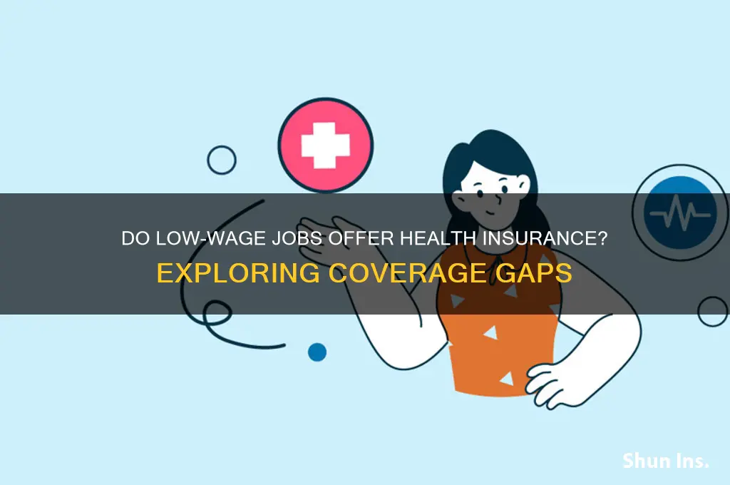 do low wage jobs have health insurance