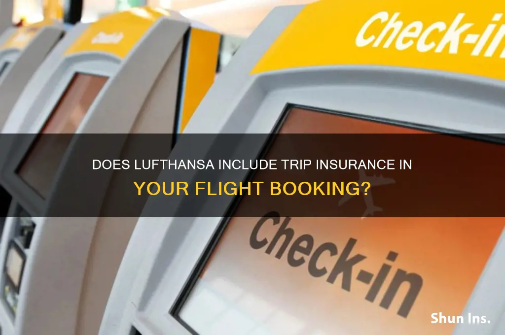 do lufthansa flights come with trip insurance