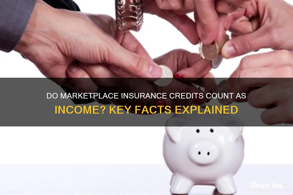 do marketplace insurance credit count as income