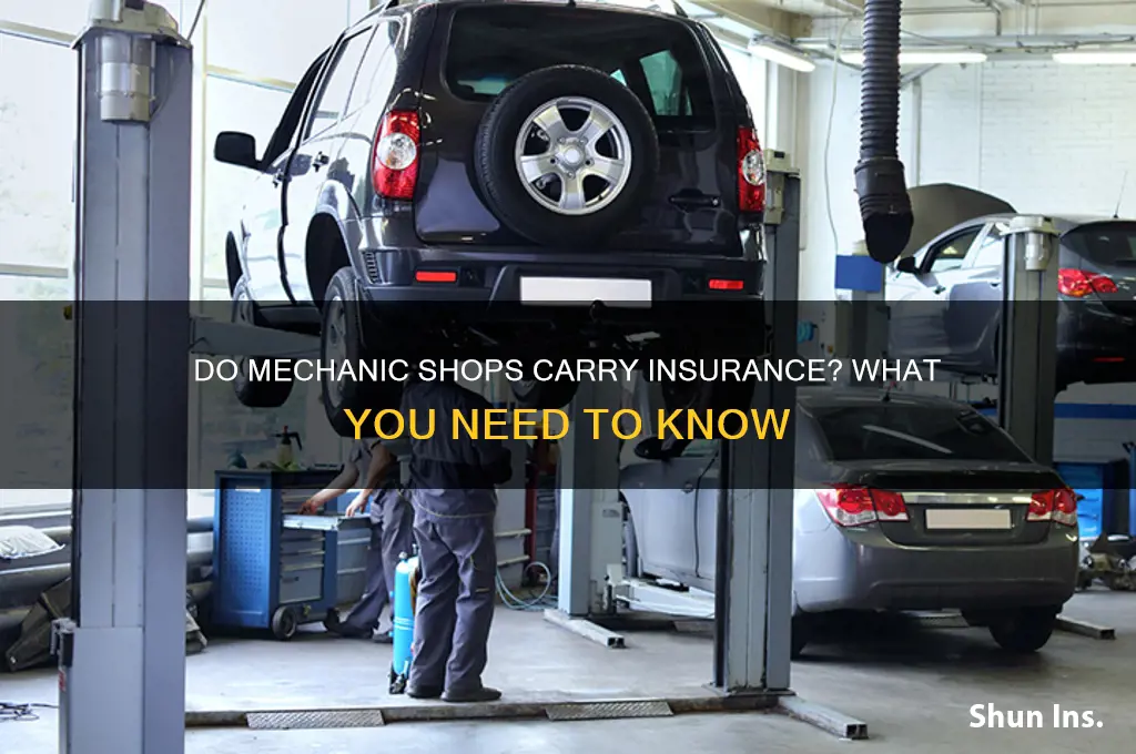 do mechanic shops have insurance