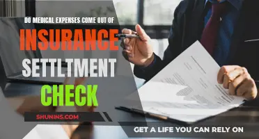 Medical Expenses: Insurance Settlement Check Allocation