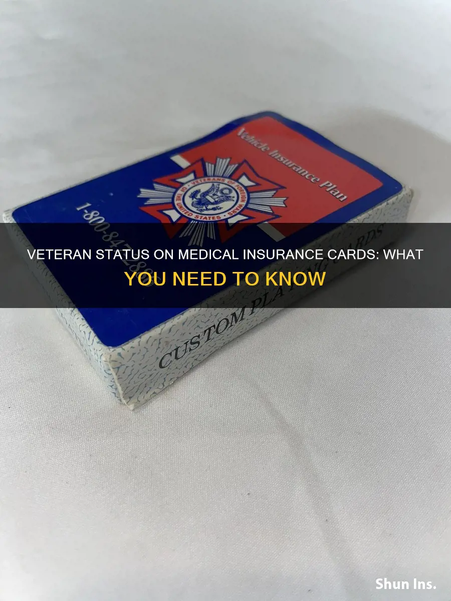 do medical insurance cards say veteran on them