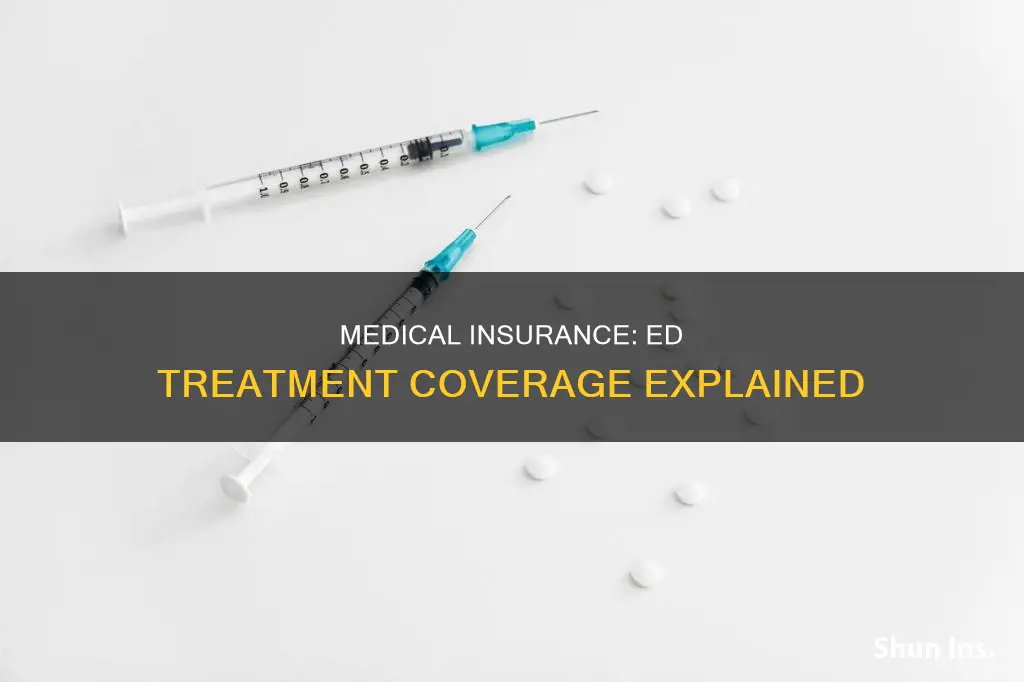do medical insurance plans cover ed treatmrnt