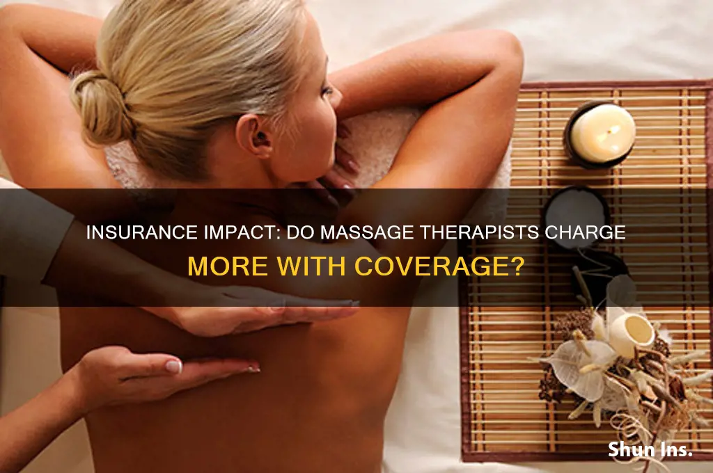 do message therapist charge more with insurance
