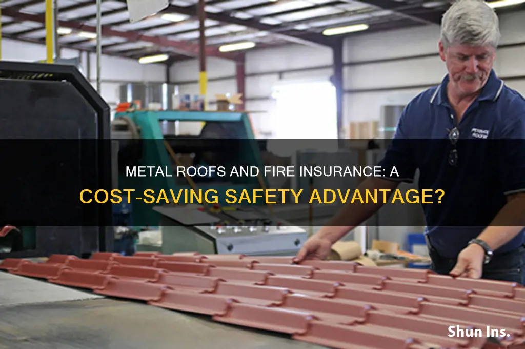 do metal roofs help with fire insurance