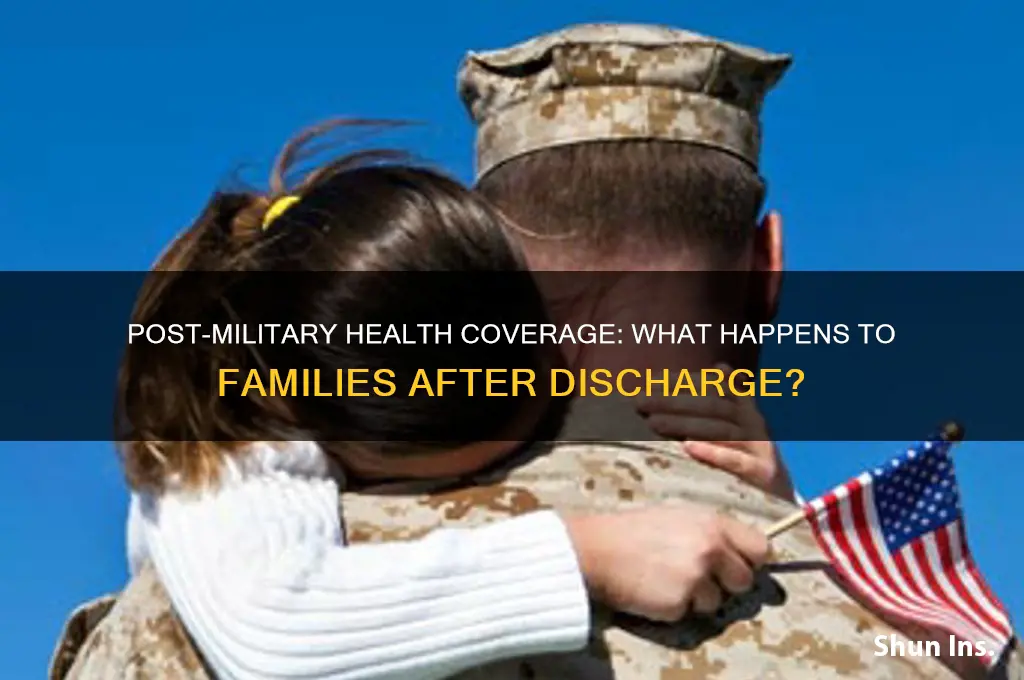 do military families receive health insurance after discharge from military