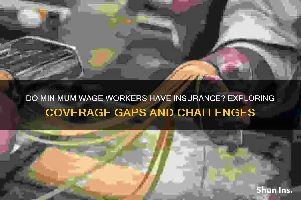 do minimum wage workers have insurance