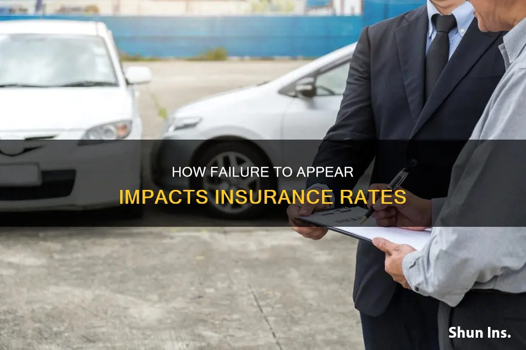 do misdemeanor failure to appear affect insurance