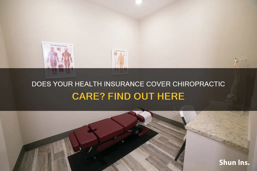 do most health insurances cover chiropractic visits