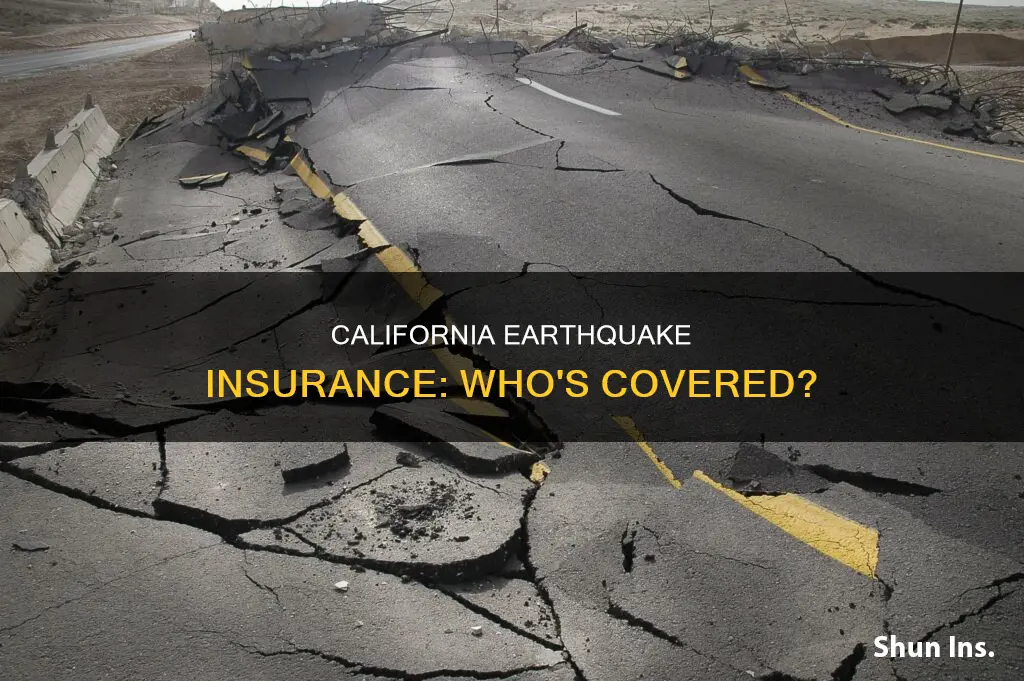 do most people have earthquake insurance in California