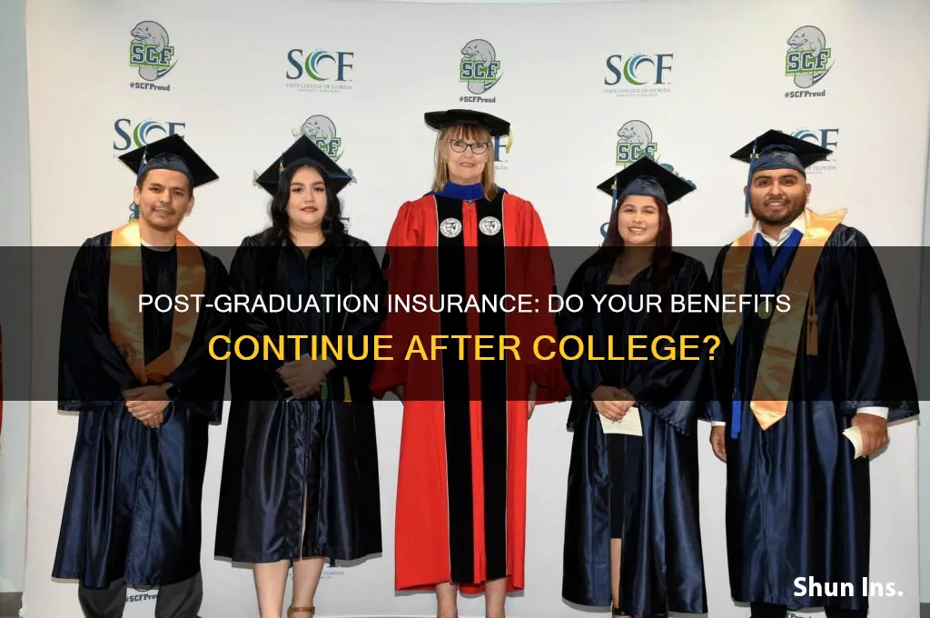 do my insurance benefits continue after graduation