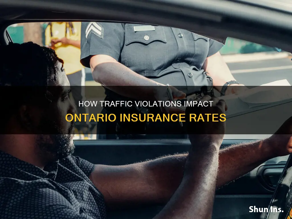 do non moving violations affect insurance ontario