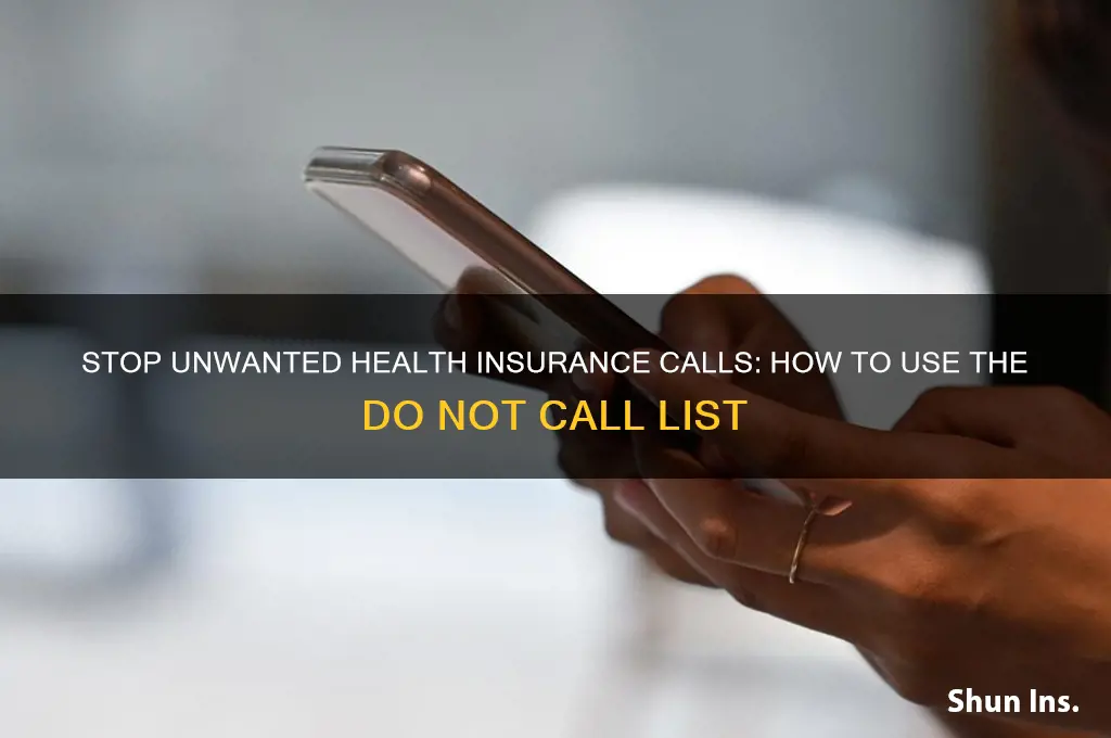 do not call list for health insurance