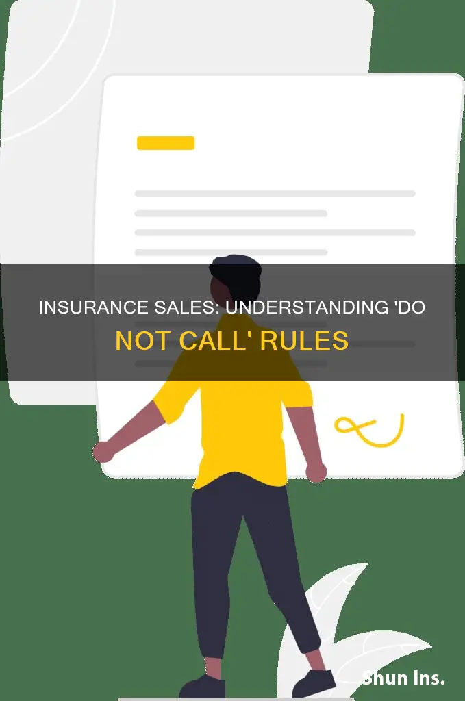 do not call rules for insurance