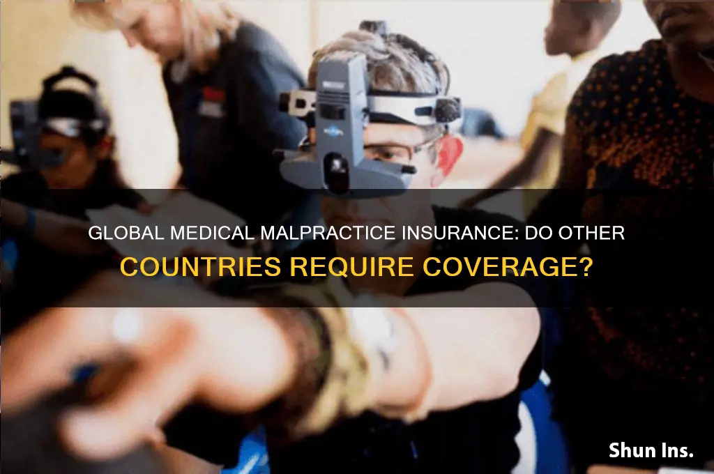 do other countries have malpractice insurance