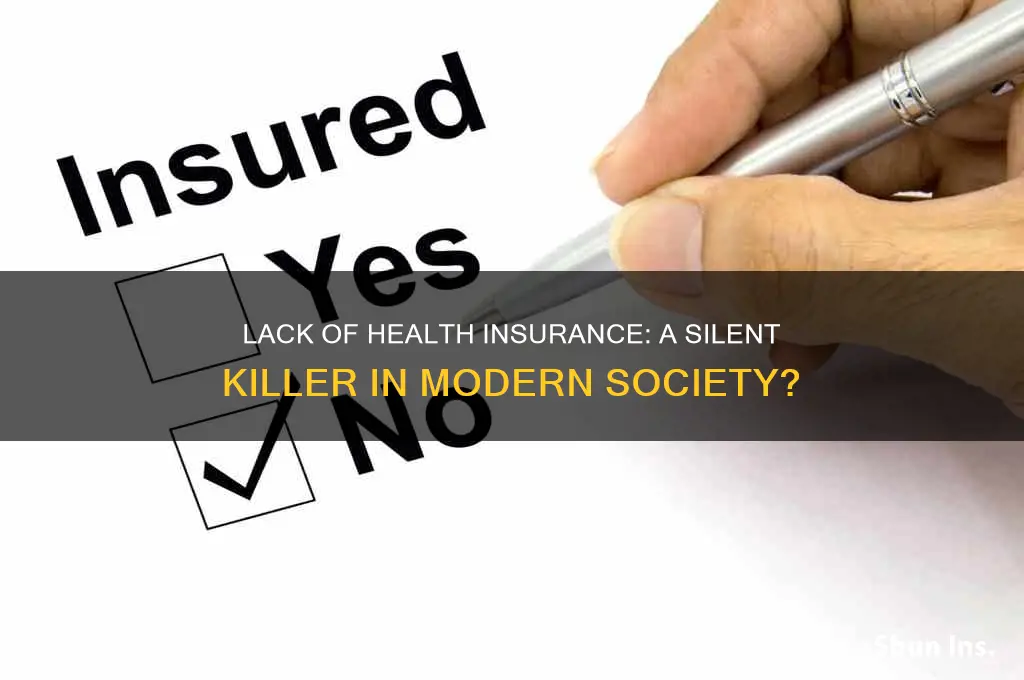 do people die from not having health insurance