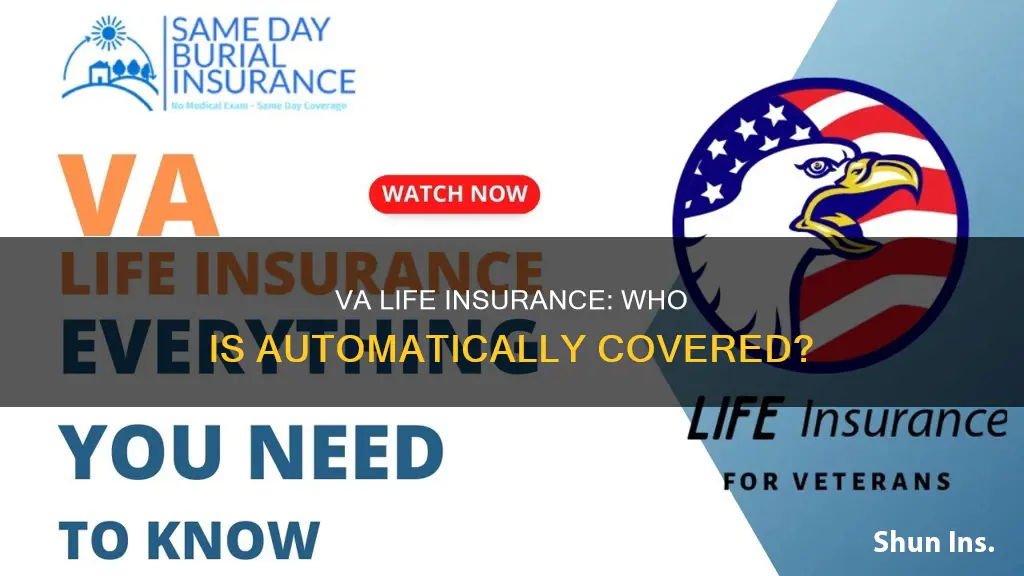 do people in the va automatically have life insurance