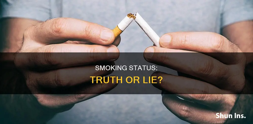 do people lie about smoking on their insurance enrollment