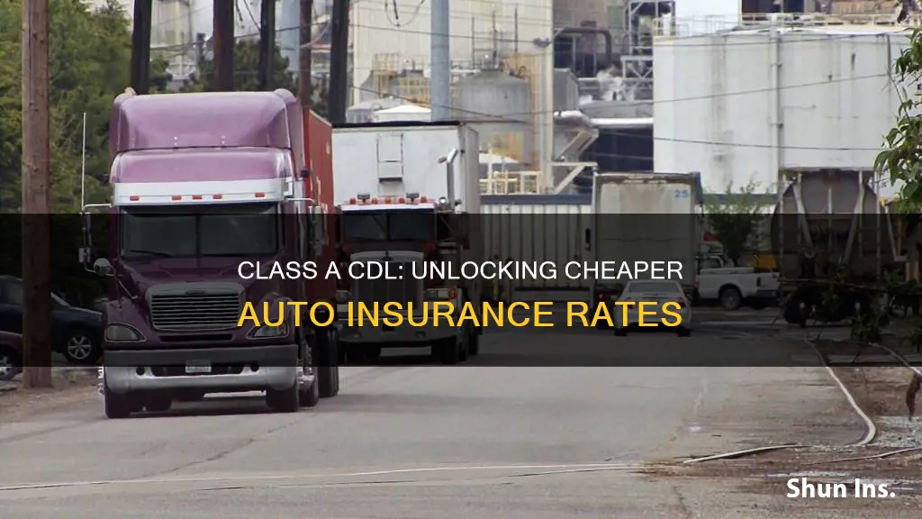 do people with class a cdl get cheaper auto insurance