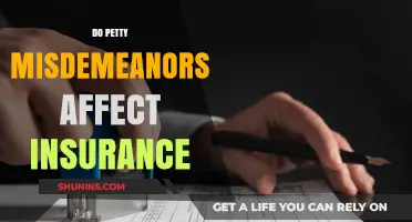 How Petty Misdemeanors Impact Your Insurance Rates