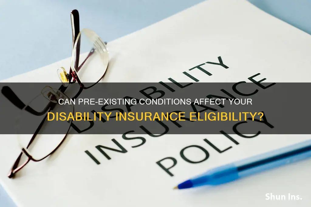 do poans disqualify me from disibility insurance