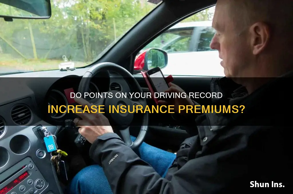 do points increase insurance