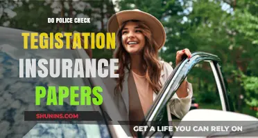 Police Checks: Registration and Insurance Scrutiny