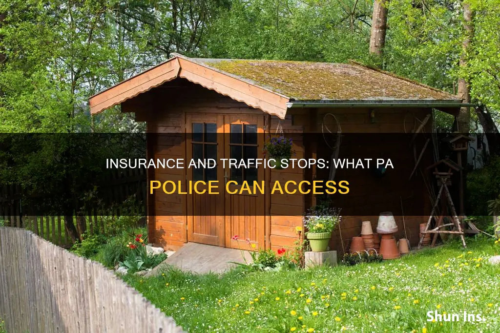 do police know you have insurance in pa