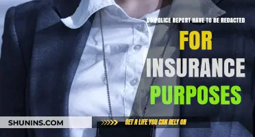 Police Reports: Redaction Rules for Insurance Claims