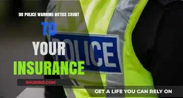 Police Warning Notices: Impact on Your Insurance Explained