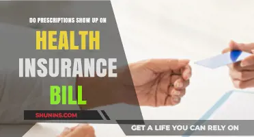 Do Prescriptions Appear on Your Health Insurance Billing Statement?