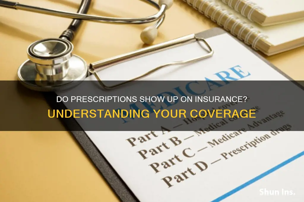 do prescriptions show up on your insurance