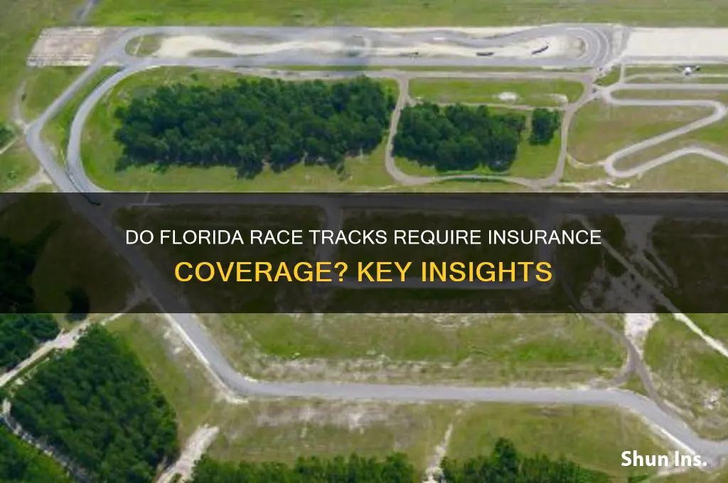 do race track in floridaneed insurance