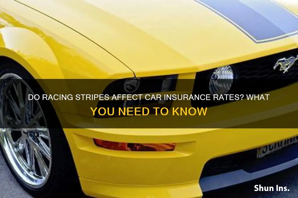 do racing stripes increase insurance