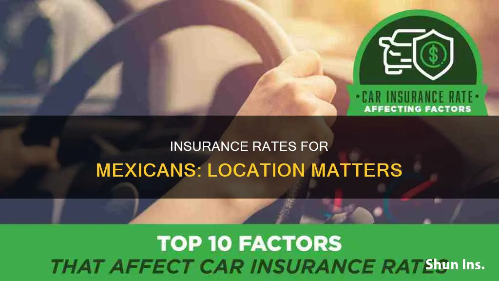 do rates of insured mexican citizen vary by location