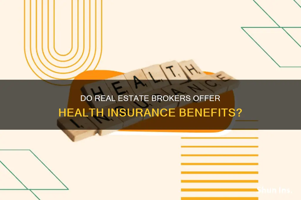 do real estate brokers provide health insurance