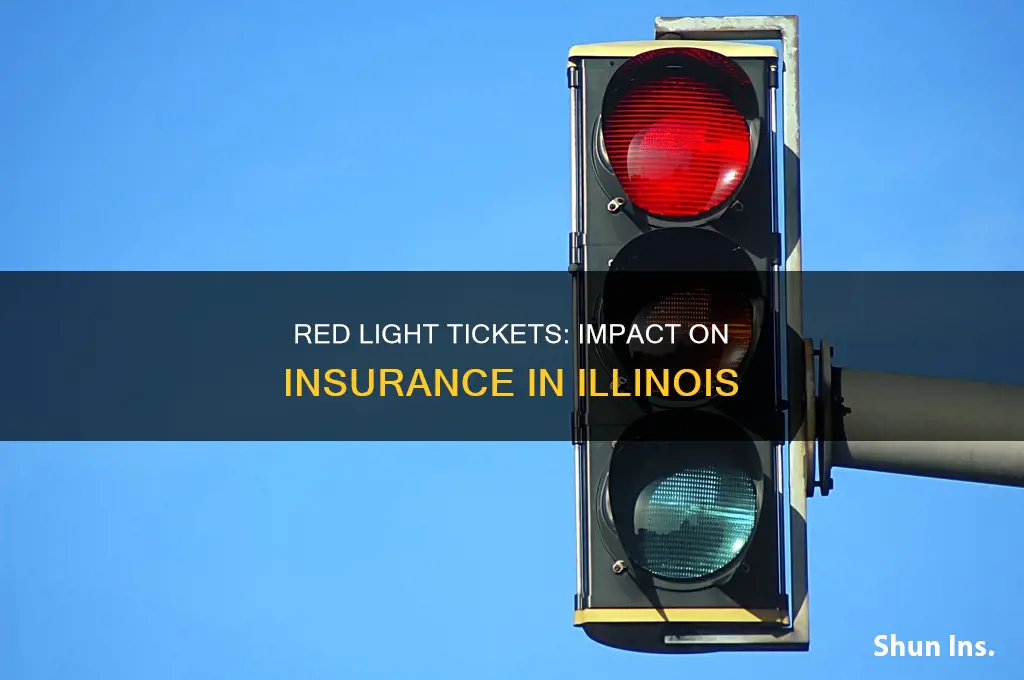 do red light tickets affect insurance illinois