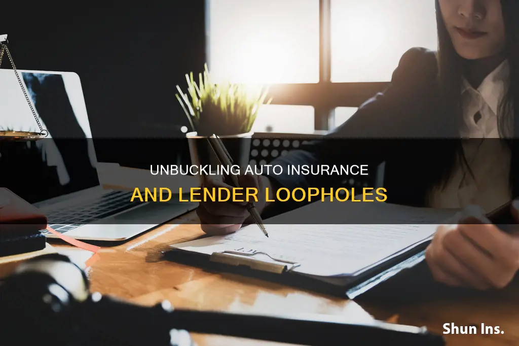 do removing lender from auto insurance go beyond wells