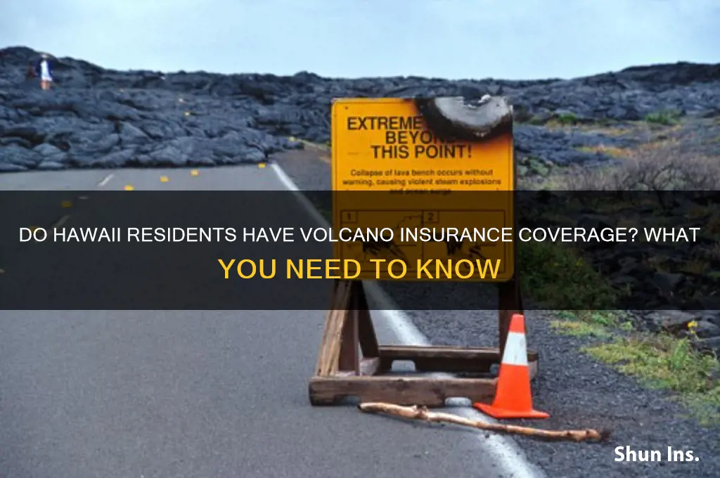 do residents of hi have insurance for volcanos