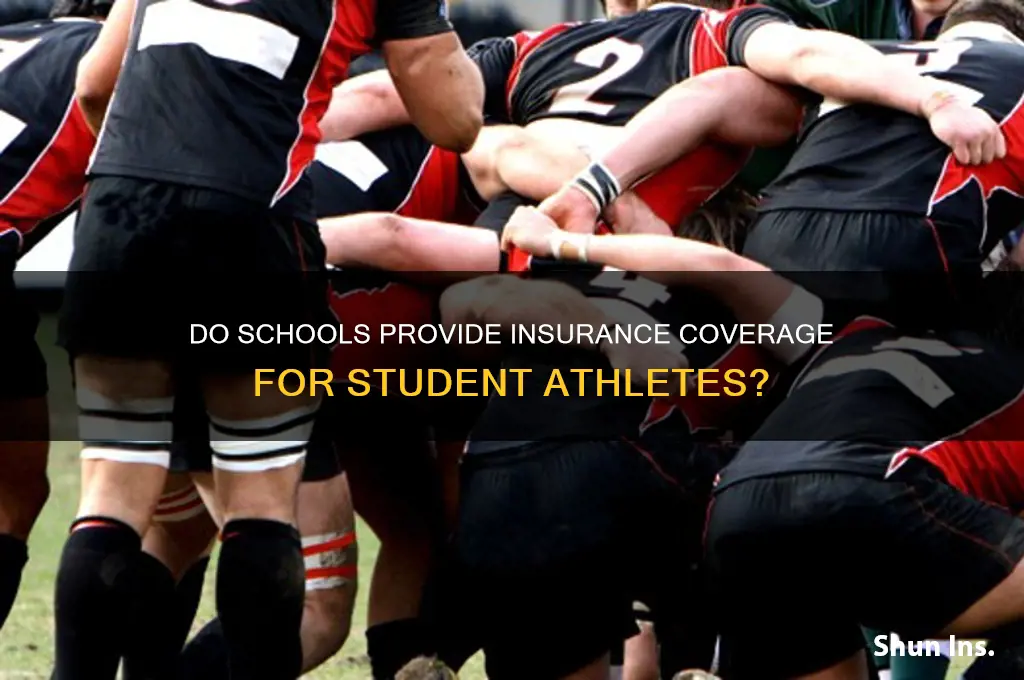 do schools furnish insurance for players