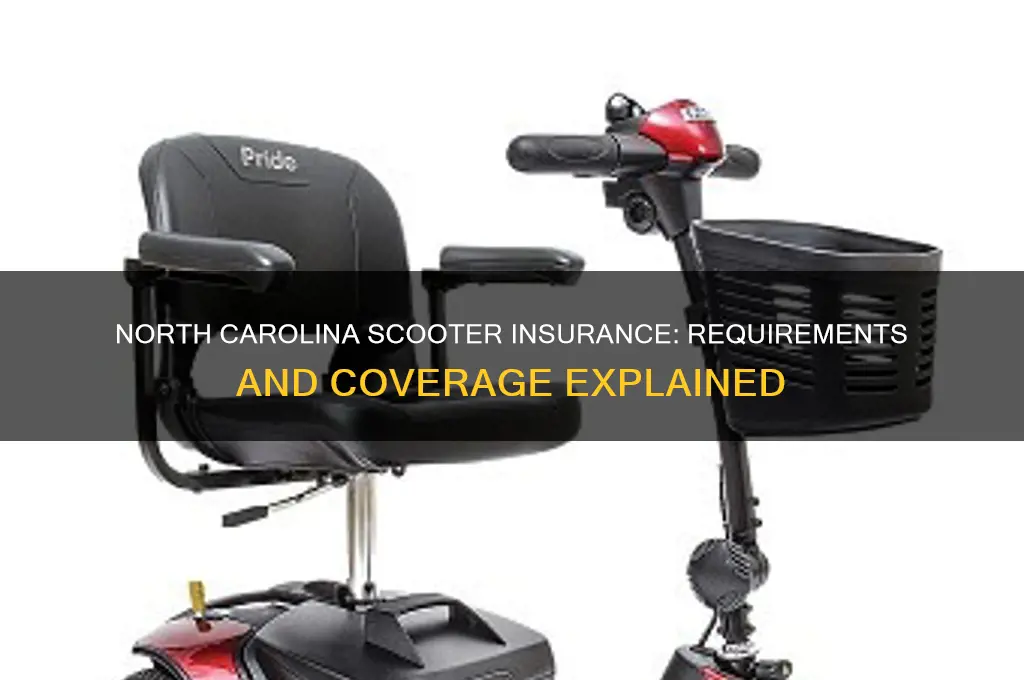 do scooters in north carolina have to have insurance