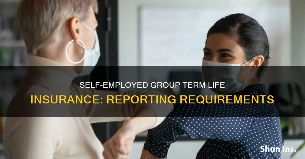 do self employed report group term life insurance