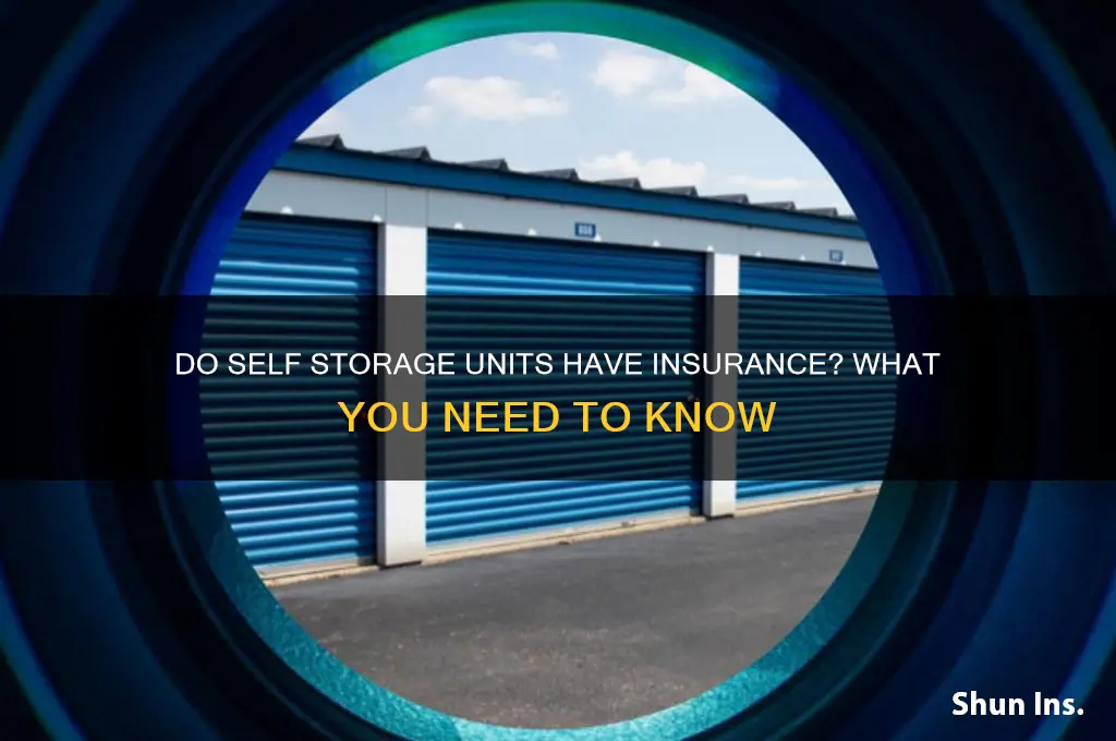 do self storage units have insurance