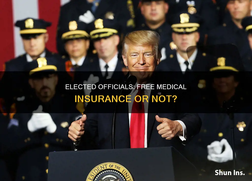 do senators and congressmen get free medical insurance