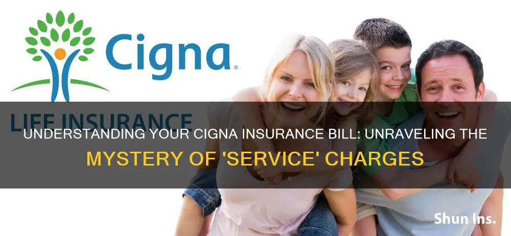 do services show up on insurance bill cigna