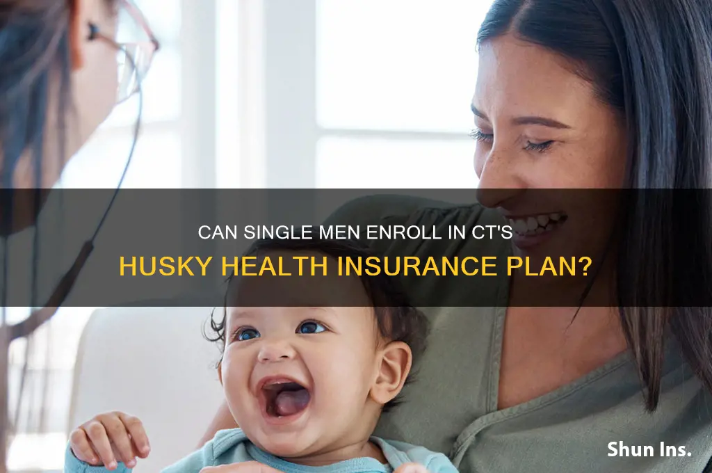 do single males qualify for husky insurance in ct
