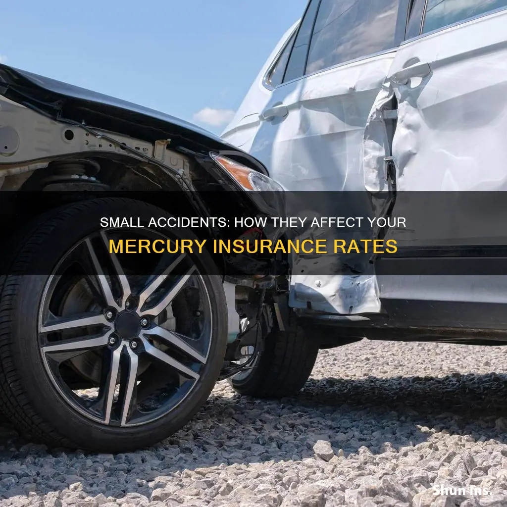 do small accidents raise mercury insurance