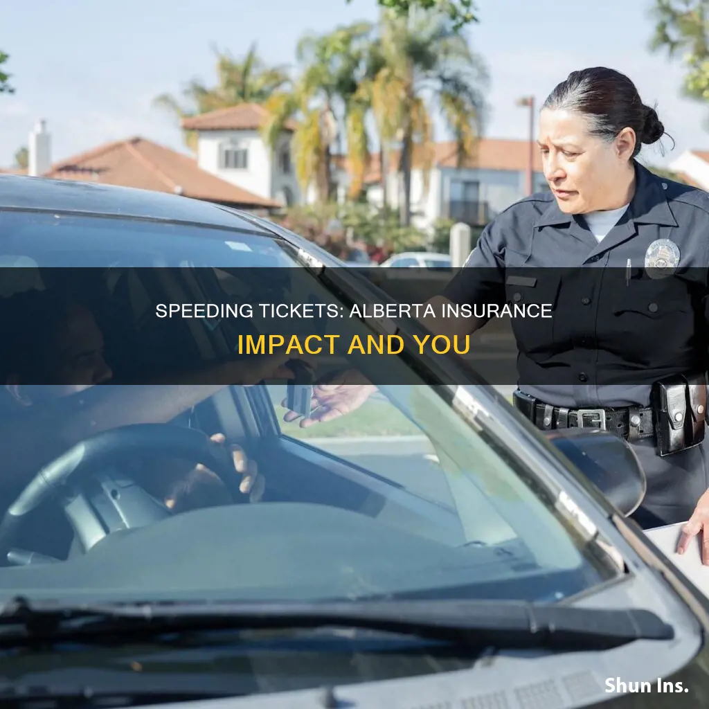 do speeding tickets affect insurance alberta