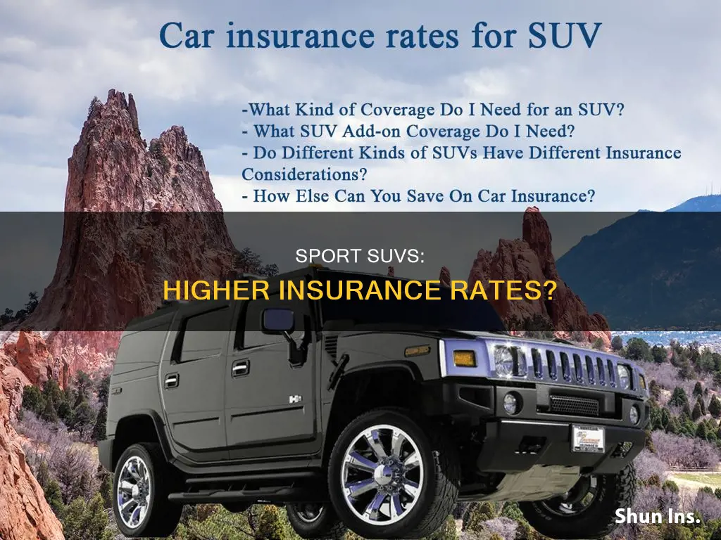 do sport suv raise insurance rates